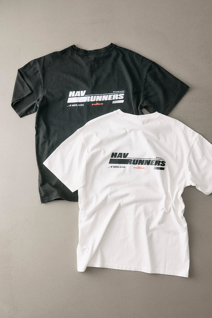 ARKK Apparel HAV Runner Boxy Tee | Black T-Shirt